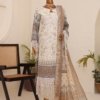 Ever Green Unstitched Digital Printed Lawn With Embroidered Shirt With Digital Printed Diamond Duppata EVR-005