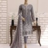 Pearl White Vol-2 Unstitched Digital Printed Lawn With Embroidered Front & 2 Side Scalloped Printed Voil Duppata PEA-014