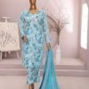 Dr Print Vol 13 Unstitched Digital Printed Doriya Lawn With Digital Printed Bamber Chiffon Duppata DPR-060