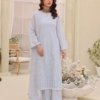 Traddition Unstitched Embroidered Doriya Lawn Shirt With Fancy Bamber Chiffon Duppata TRA-001
