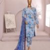 Dr Print Vol 13 Unstitched Digital Printed Doriya Lawn With Digital Printed Bamber Chiffon Duppata DPR-061