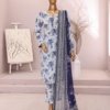 Dr Print Vol 13 Unstitched Digital Printed Doriya Lawn With Digital Printed Bamber Chiffon Duppata DPR-062