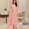 Traddition Unstitched Embroidered Doriya Lawn Shirt With Fancy Bamber Chiffon Duppata TRA-006