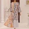 Dr Print Vol 11 Unstitched Digital Printed Broshia Lawn With Digital Printed Bamber Chiffon Duppata DPR-044