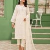 Vanilla Unstitched Dyed Embroidered Doriya Lawn With Exclusive Embroidered Bamber Chiffon Duppata VAN-001