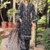 Dr Print Vol 12 Unstitched Digital Printed Doriya Lawn With Digital Printed Bamber Chiffon Duppata DPR-049