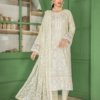 Vanilla Unstitched Dyed Embroidered Doriya Lawn With Exclusive Embroidered Bamber Chiffon Duppata VAN-002