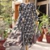 Dr Print Vol 12 Unstitched Digital Printed Doriya Lawn With Digital Printed Bamber Chiffon Duppata DPR-050