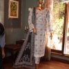 Dr Print Vol 12 Unstitched Digital Printed Doriya Lawn With Digital Printed Bamber Chiffon Duppata DPR-052