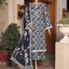 Dr Print Vol 12 Unstitched Digital Printed Doriya Lawn With Digital Printed Bamber Chiffon Duppata DPR-047
