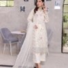 Sania Unstitched Fancy Organza Shirt With Embroidered & Adda Takai Hand Work SAN-003