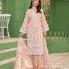 Vanilla Unstitched Dyed Embroidered Doriya Lawn With Exclusive Embroidered Bamber Chiffon Duppata VAN-005