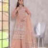 Sania Unstitched Fancy Organza Shirt With Embroidered & Adda Takai Hand Work SAN-004