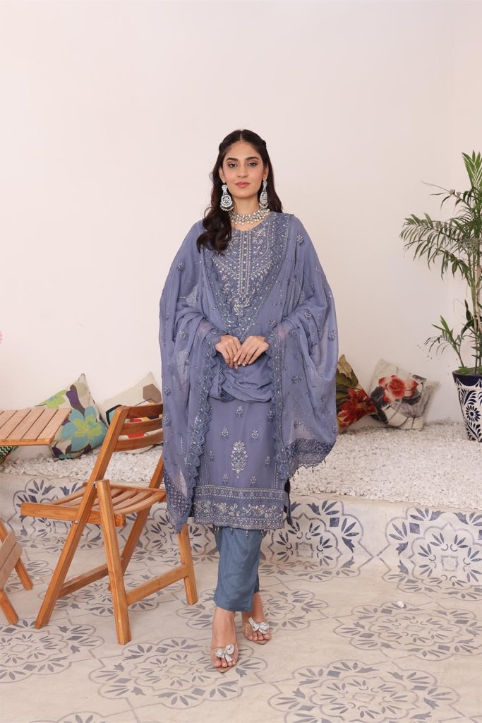 Bekhudi Semi-Stitched - 3 Piece - BEK-001