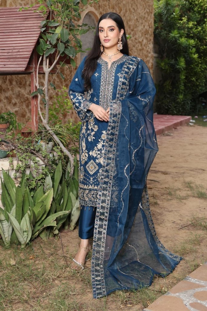 Shehnai Unstitched - 3 Piece - SHE-003