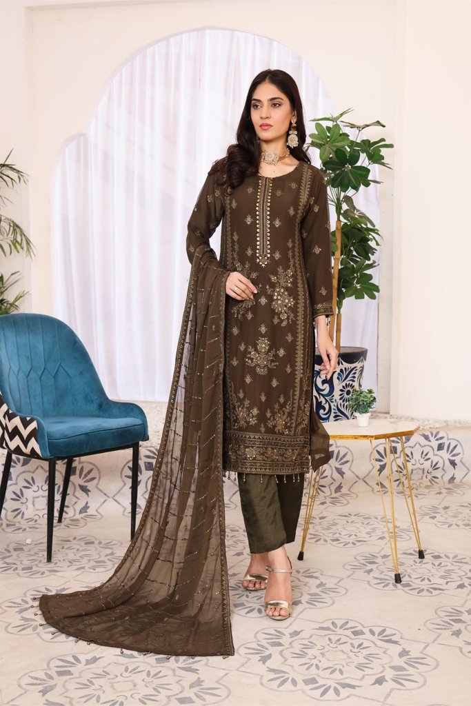 Bekhudi Semi-Stitched - 3 Piece - BEK-002