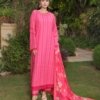 Mizka Unstitched dyed Slub Shirt With All Overe Schiffli With Sequins MONARCH Duppata MIZ-009