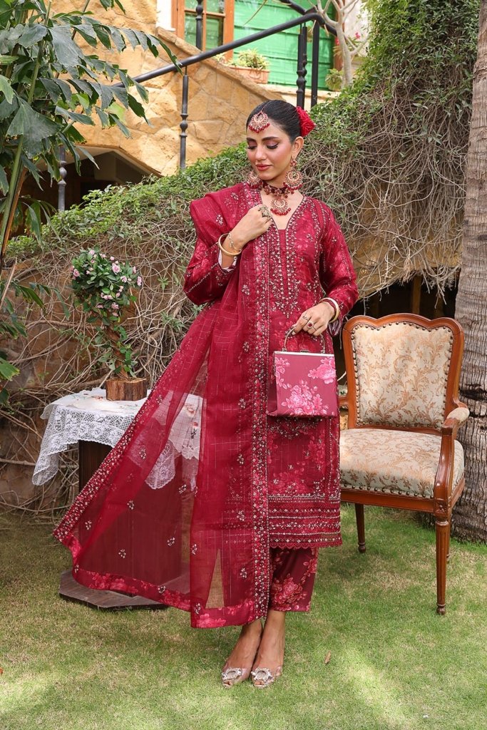Hermosa Semi Stitched - 3 Piece - HER-002