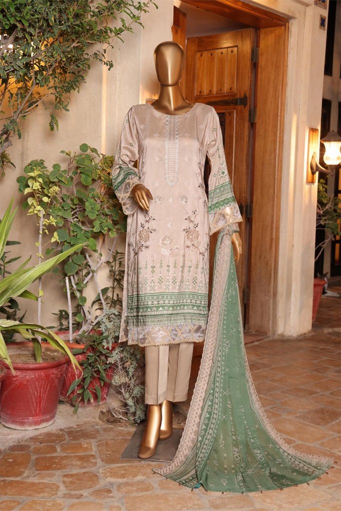 Lehriya Unstitched - 3 Piece - LEH-004