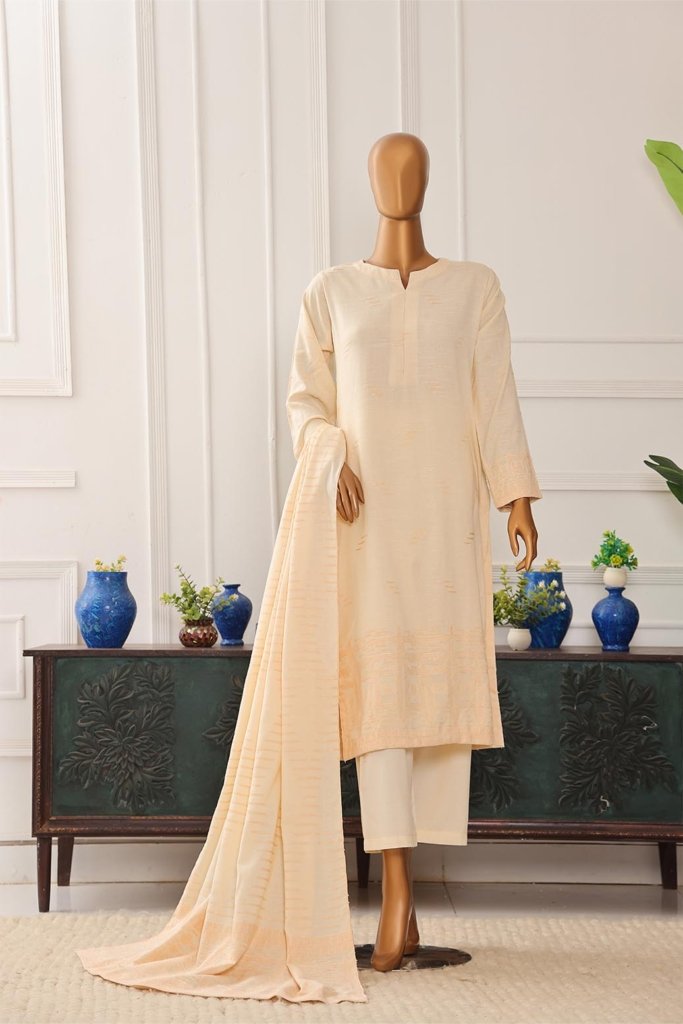 Pastel Velour Unstitched - 3 Piece - PST-006