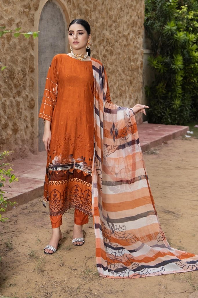 Tulsi Unstitched - 3 Piece - TUL-004