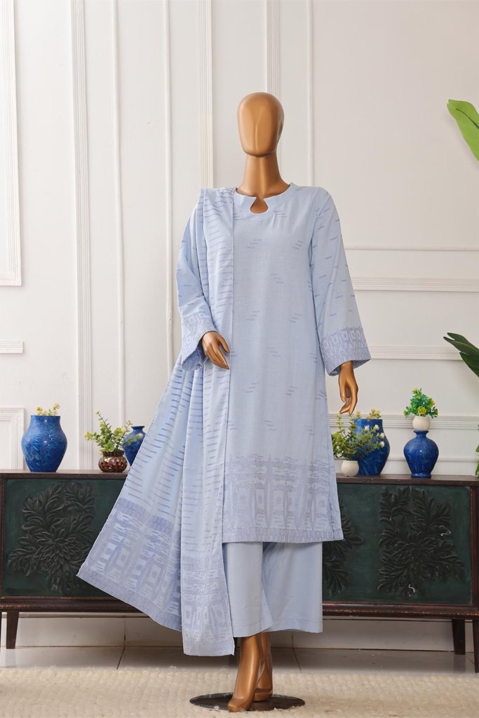 Pastel Velour Unstitched - 3 Piece - PST-007