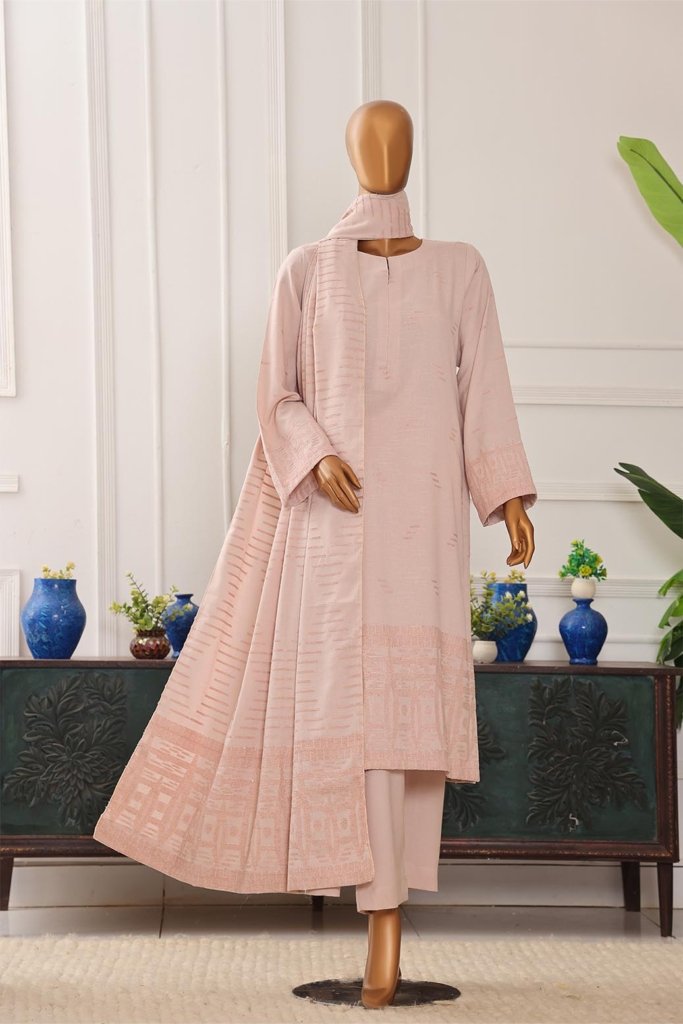 Pastel Velour Unstitched - 3 Piece - PST-008