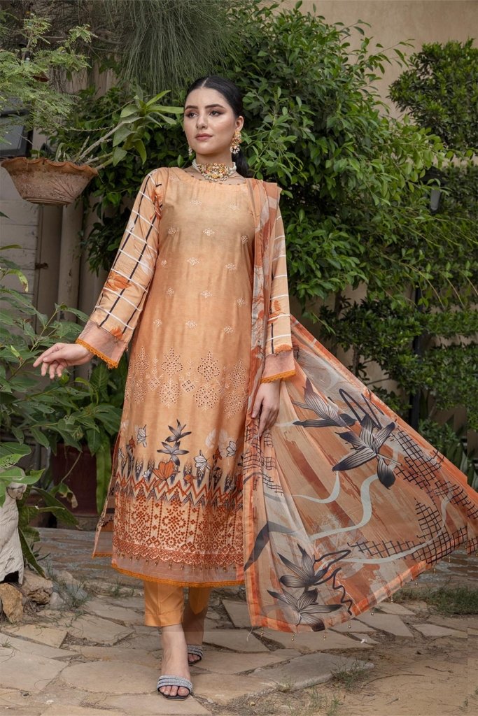 Tulsi Unstitched - 3 Piece - TUL-005
