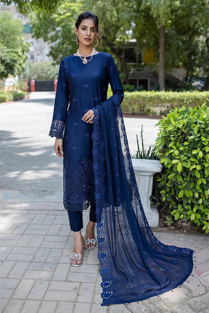 Kamila Unstitched - 3 Piece - KAM-005