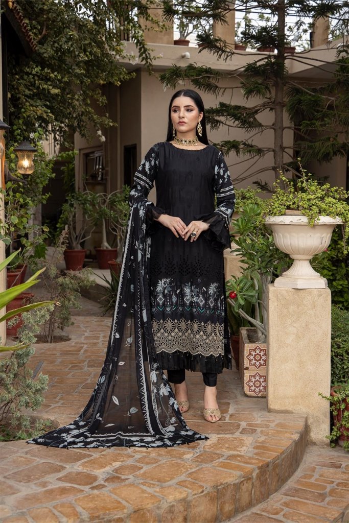 Tulsi Unstitched - 3 Piece - TUL-007
