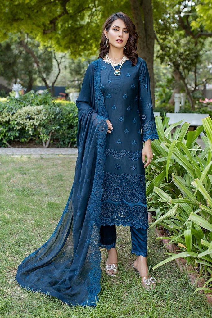 Kamila Unstitched - 3 Piece - KAM-006