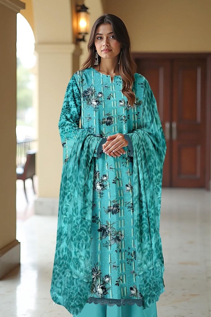 Dr Print Winter Unstitched - 3 Piece - Vol 1 - DPW-001