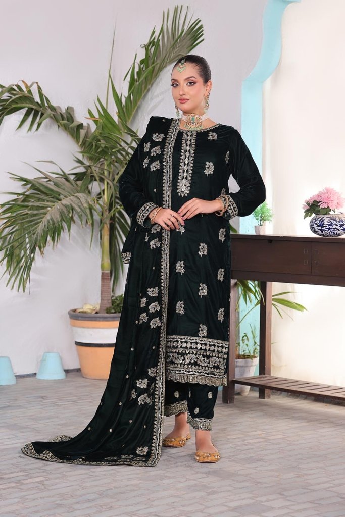 Velvety Vol-1 Unstitched - Vol 1 - 3 Piece - VEL-002