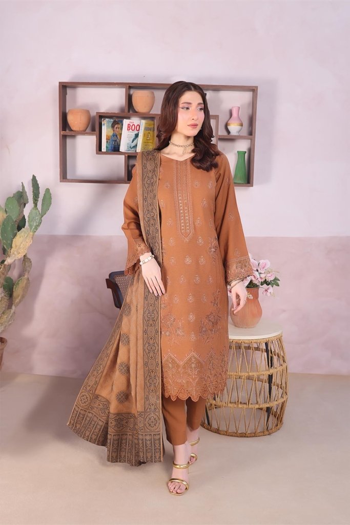 ZARNA Unstitched - 3 Piece - ZAR-004