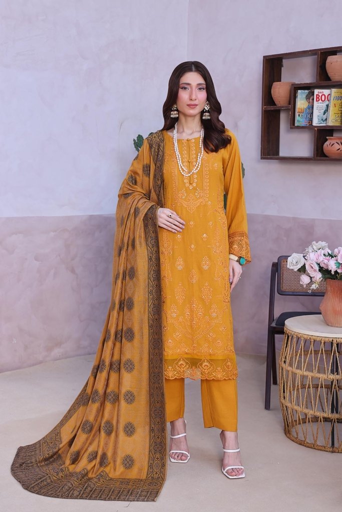 ZARNA Unstitched - 3 Piece - ZAR-005