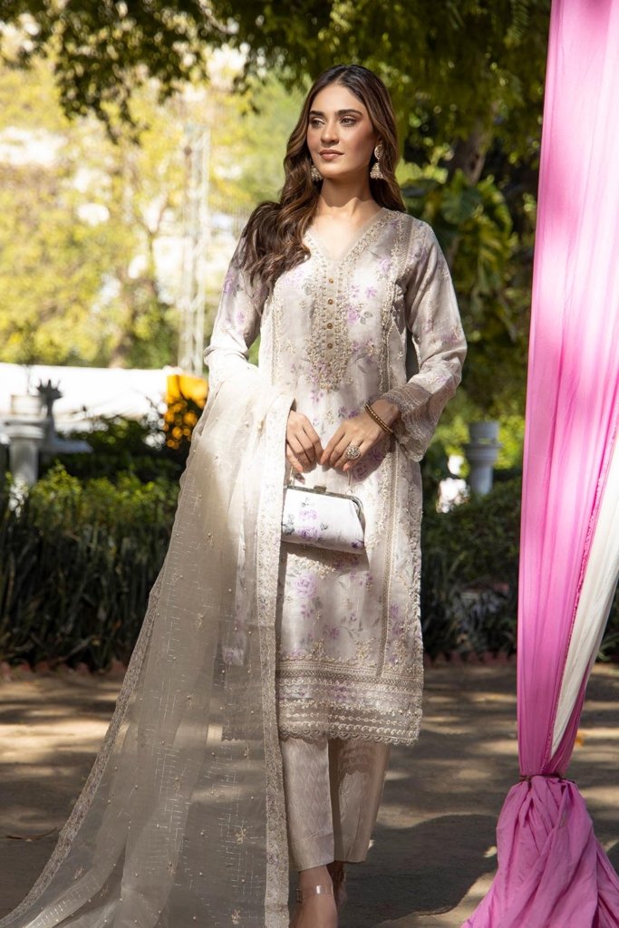 Miraas Semi Stitched - 3 Piece - MIR-005