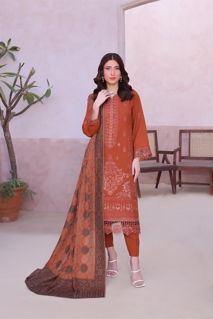 ZARNA Unstitched - 3 Piece - ZAR-006