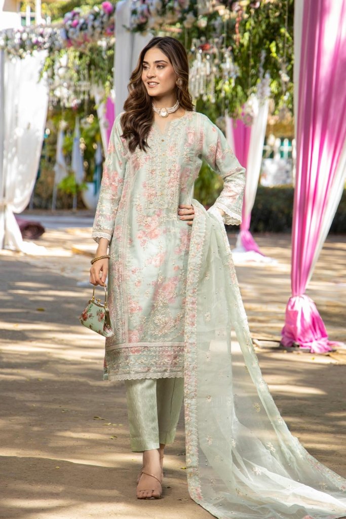 Miraas Semi Stitched - 3 Piece - MIR-006