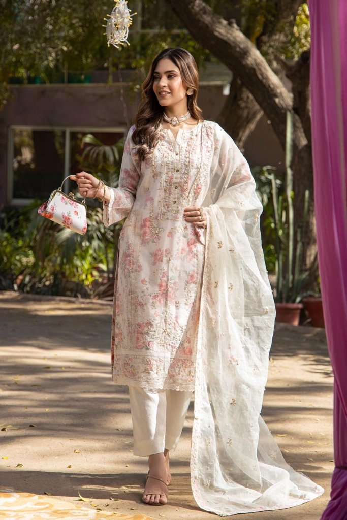 Miraas Semi Stitched - 3 Piece - MIR-007