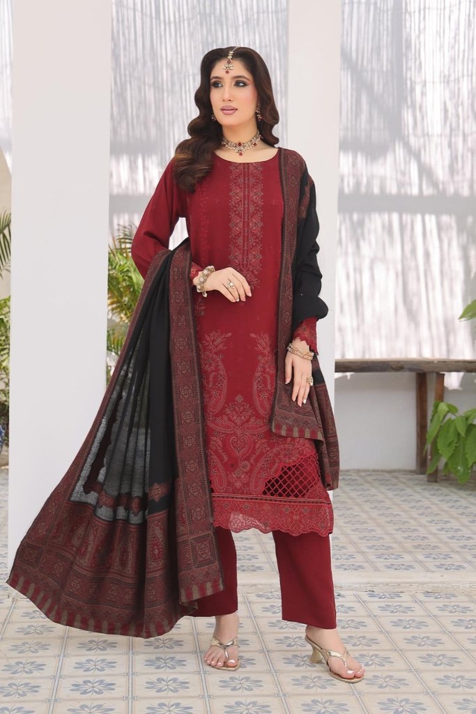 Jade Unstitched - 3 Piece - JAD-006