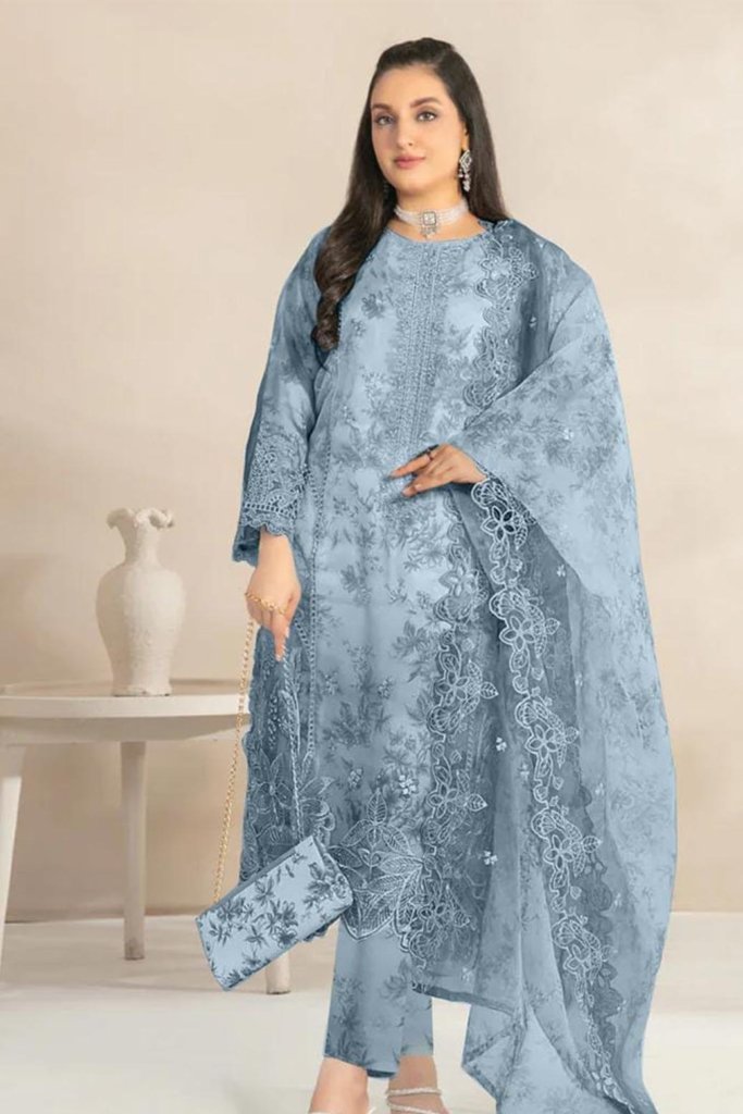 Jahira Semi-Stitched - 3 Piece - JAH-003