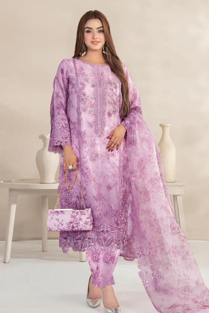 Jahira Semi-Stitched - 3 Piece - JAH-002