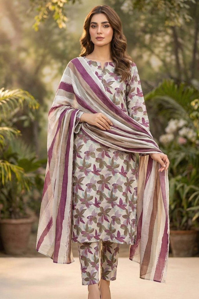 Dr Print Unstitched - Vol 3 - 3 Piece - DRP-021