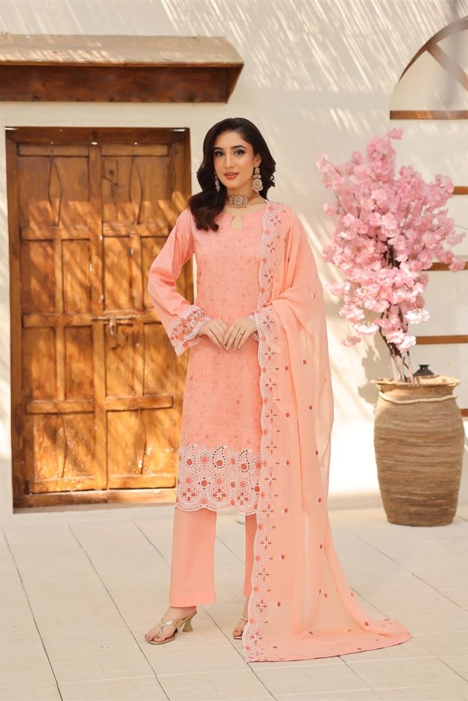 ZIVA Unstitched - 3 Piece - ZIV-002