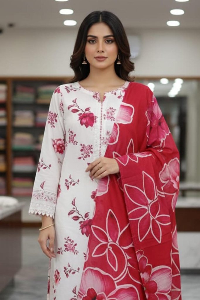 Dr Print Unstitched - Vol 1 - 3 Piece - DRP-004