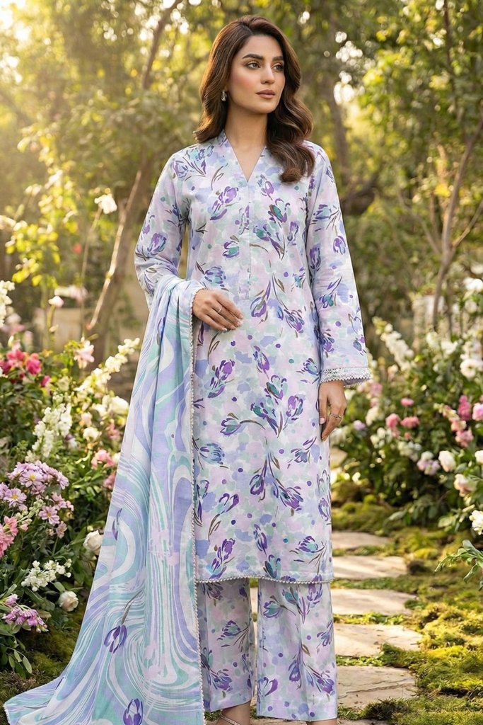 Dr Print Unstitched - Vol 3 - 3 Piece - DRP-023