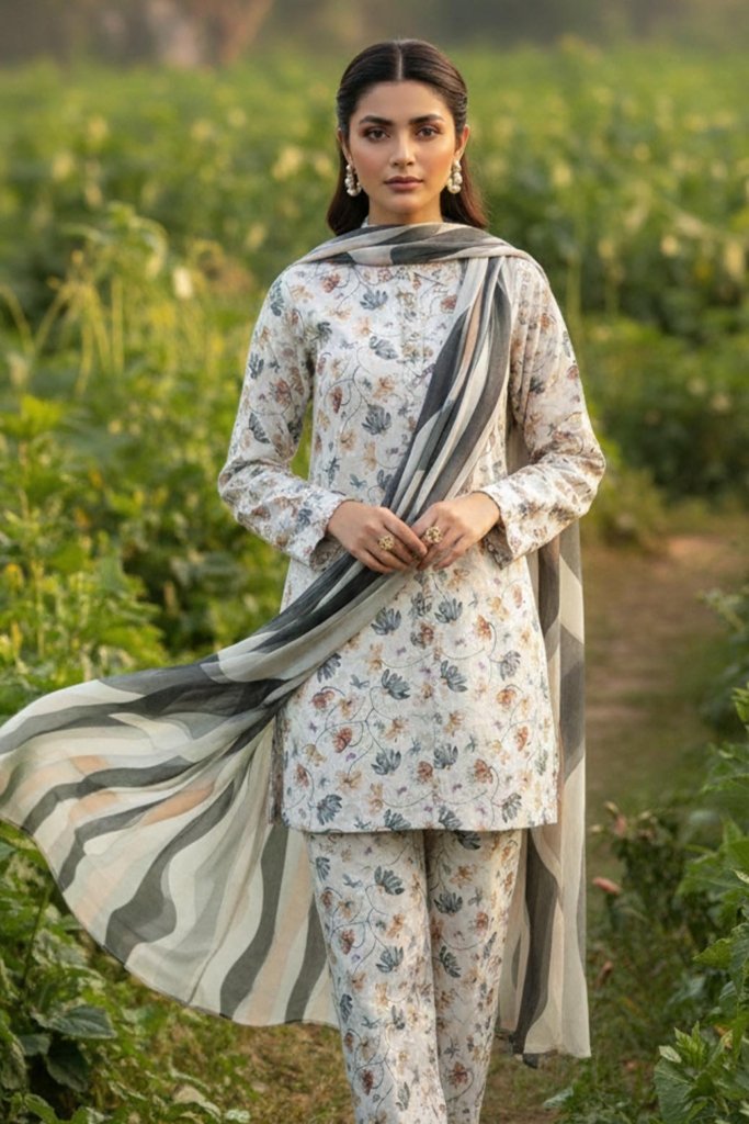 Dr Print Unstitched - Vol 3 - 3 Piece - DRP-029