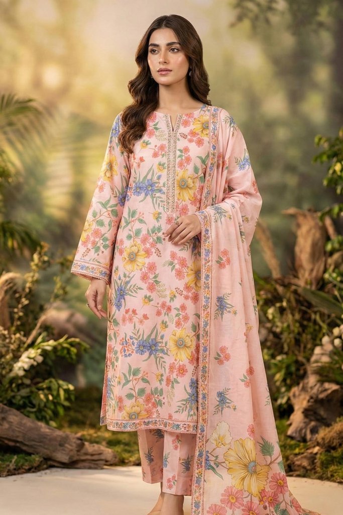 Dr Print Unstitched - Vol 3 - 3 Piece - DRP-024