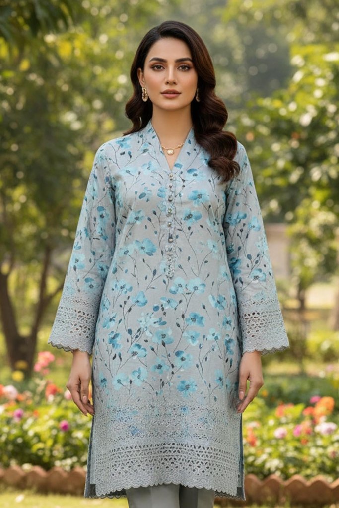 Oppulant Unstitched - 3 Piece - OPP-004