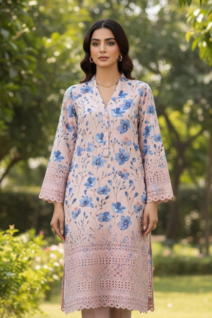 Oppulant Unstitched - 3 Piece - OPP-009